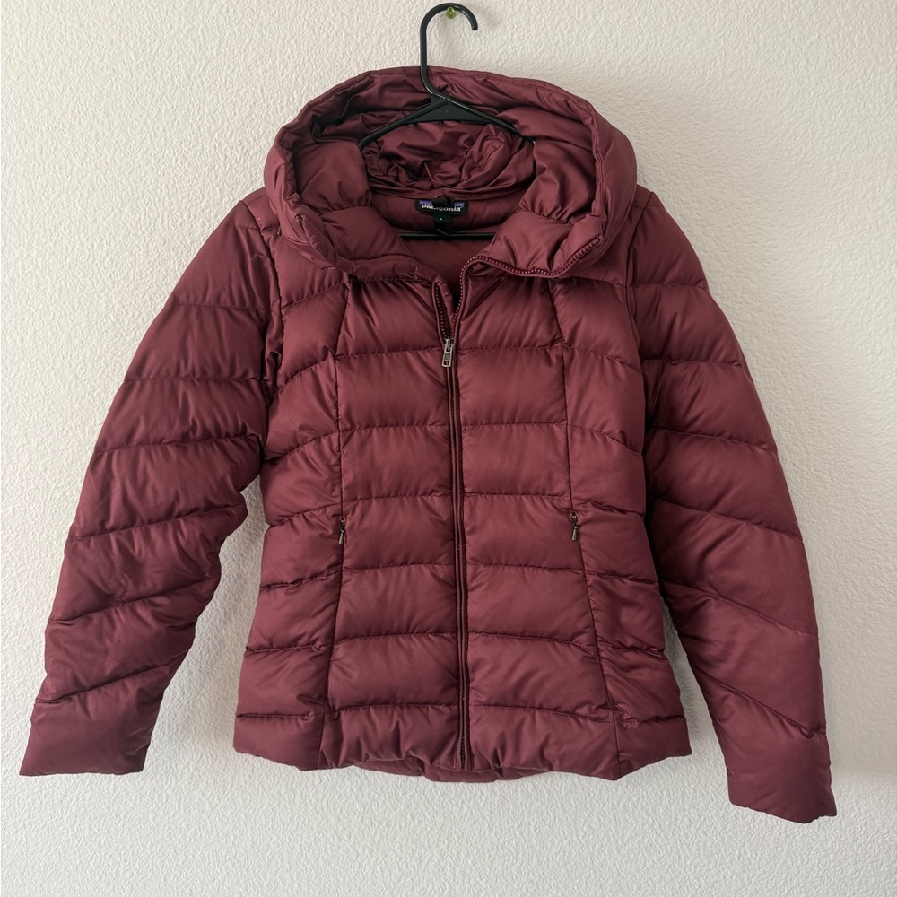 Patagonia Maroon Puffer Jacket